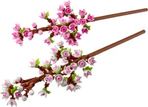 Set LEGO Botanicals Kirschbluten 40725 - 430 piese, flori artificiale, decoratiune birou - Img 8