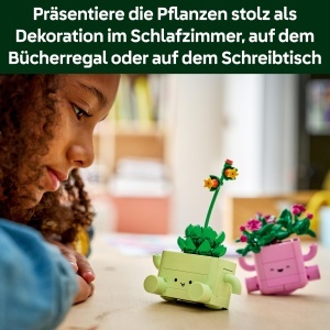 Set LEGO Botanicals - Plante Decorative cu 2 Flori si 2 Ghivece Pastelate - Img 6