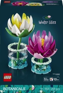 Set LEGO Botanicals Seerosen 11511, 259 piese, 2 flori, decoratiuni interioare - Img 9