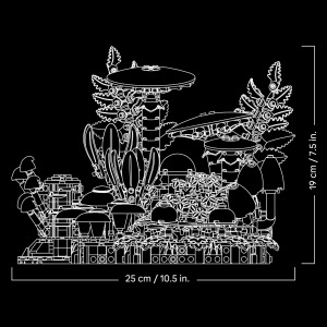 Set LEGO Botanicals Waldpilze - Plante artificiale pentru decor - 806 piese - Img 8
