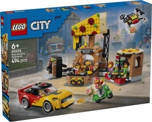 Set LEGO City Pizzeria cu Vehicule 60496, 494 piese, pentru copii de la 6 ani - Img 11