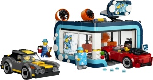 Set LEGO City - Spalatorie Auto 60497, 583 piese, 2 masini, 4 figurine - Img 10