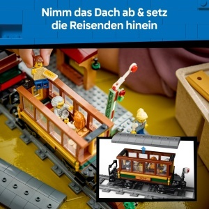 Set LEGO City Tren cu Aburi 60511 - 575 piese, 5 figurine, accesoriu statie - Img 5