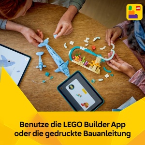 Set LEGO Creator 3-in-1 Meerestiere 31385 - Delfini, Seepferdchen, Krabbe - 542 piese - Img 7