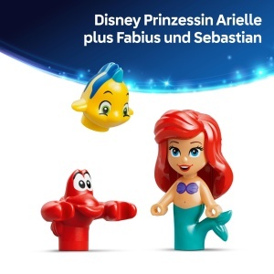 Set LEGO Disney Princess Arielles Mini-Castel cu Figurine, 179 Piese - Img 5