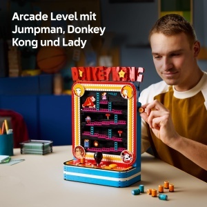 Set LEGO Donkey Kong Arcade 72051 - Mini model 3D interactiv pentru adulti - Img 3