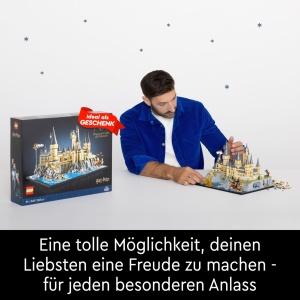 Set LEGO Harry Potter Castelul Hogwarts 76419 pentru adulti 2660 piese cu turnuri si detalii iconice - Img 6