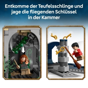 Set LEGO Harry Potter Hogwarts - Turn Principal 2135 piese, 12 minifigurine - Img 5