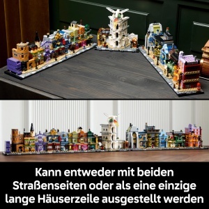 Set LEGO Harry Potter Winkelgasse 76444 cu 12 Mikrofiguri, 2750 piese - Img 6