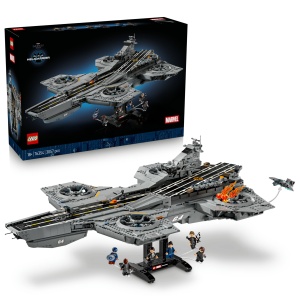 Set LEGO Marvel S.H.I.E.L.D. Helicarrier 3057 piese cu 6 minifigurine