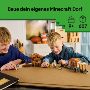 Set LEGO Minecraft - Atacul Magicianului asupra Satului 21596, 607 piese, 11 figurine - Img 2