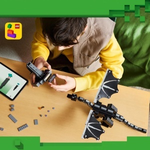 Set LEGO Minecraft Der Enderdrache 21595, 710 piese, figura mobila - Img 7