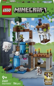 Set LEGO Minecraft Ghast-Station 21597, 754 piese, 8 figurine