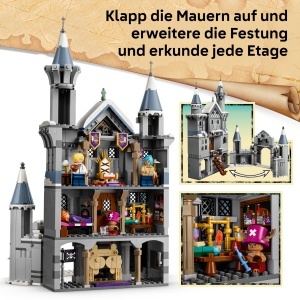 Set LEGO ONE PIECE Duell im Schloss Drumm 75645 cu 6 Minifiguri pentru copii - Img 3