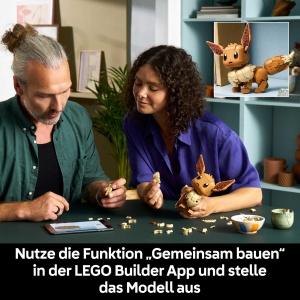 Set LEGO Pokemon Evoli 72151 - 587 piese, figura cu membre mobile, decoratiune pentru birou - Img 6