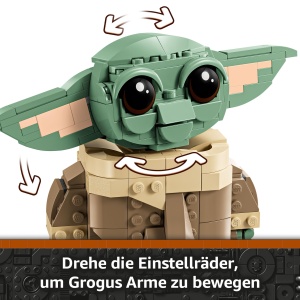 Set LEGO Star Wars Grogu in Repulsorwiege 75403, 1048 piese, cadou pentru copii 10 - Img 4