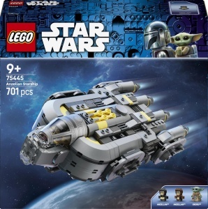 Set LEGO Star Wars Sternenschip Anzellaner 701 piese, cu 3 figurine, pentru copii 9 - Img 5