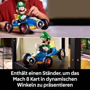 Set LEGO Super Mario Mario Kart Luigi Turboflitzer, 2234 piese, pentru adulti - Img 6