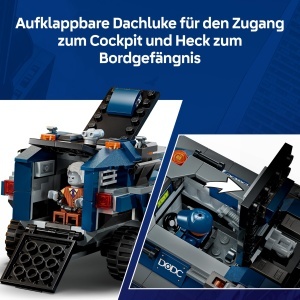 Set LEGO Supereroi Spider-Man cu Vehicul Blindat si 4 Minifigurine, 367 Piese - Img 3