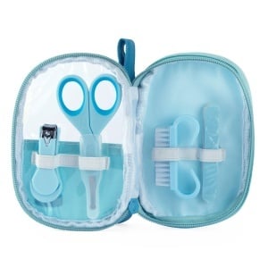 Set Manichiura pentru Fete Chicco, cu 5 Piese, Culoare Albastra - Img 3