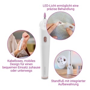 Set Manichiura si Pedichiura Medisana MP 900 LED Compact si Portabil 5 Accesorii - Img 4