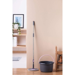 Set mop cu galeata si microfibra York ROLLUP, sistem ergonomic, telescopic - Img 3