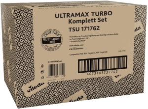Set Mop Plat Vileda Ultramax Turbo 2in1, cu Tija Telescopica (75-130 cm), Rezervor si Sistem de Stoarcere - Img 7