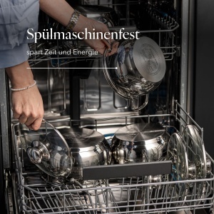 Set oale Florina Maron din inox 4 piese compatibil inductie spalare automata - Img 8