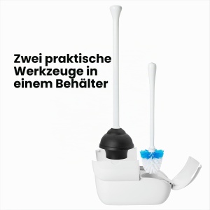 Set Perie si Kolben OXO Good Grips, Naturkautschuk, Alb, Compact - Img 2