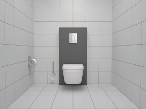 Set Perie WC GROHE Essentials, montare pe perete, crom, durabil - Img 2