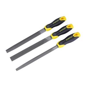 Set pile Stanley 0-22-464, 3 piese, lungime 200 mm, otel carbon, maner ergonomic - Img 6