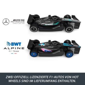 Set Pista Hot Wheels Formula 1 cu 2 Masini Die-Cast 164 - Img 6