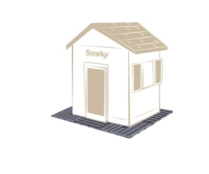 Set Placi pentru Podea Smoby, 6 Bucati, Plastic Recycle, Rutschfest