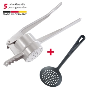Set presa spatzle si lingura Westmark 612022E8 aluminiu argintiunegru - Img 2