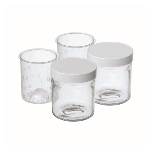 Set recipiente sticla Cuisinart YM402E 2x250ml pentru YM400E