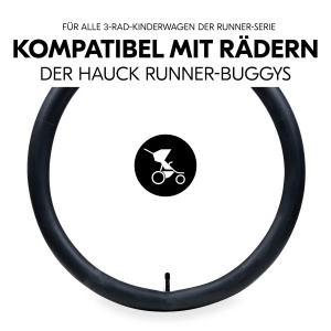 Set reparatie carucior Hauck Pushchair Repair Kit 3W 2x 16 inch 1x 12 inch inclusiv levier Negru - Img 7