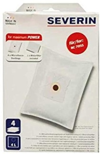 Set saci aspirator SEVERIN SB 7219 4 bucati microfibra filtru motor inclus 4L - Img 2