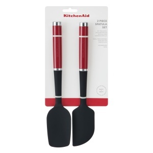 Set spatule universale KitchenAid, 2 piese, silicon, rezistenta la caldura, rosu - Img 10