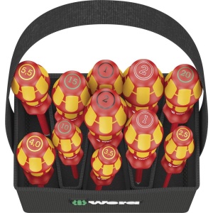 Set surubelnite Wera Kraftform 2go 100, 11 piese, izolate VDE - Img 2