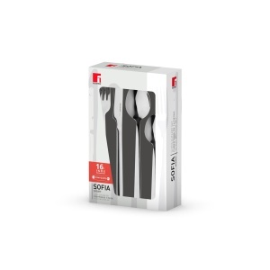 Set Tacamuri Bergner BG-45194-MM, 16 piese, inox, negru - Img 7