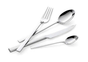 Set Tacamuri Lagostina Giada din Otel Inoxidabil 1810 pentru 6 Persoane, 24 Piese