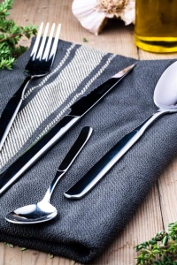 Set tacamuri MONIX Milan, 24 piese, inox 1810, design modern - Img 5