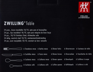 Set tacamuri ZWILLING Artic 24 piese otel inoxidabil rezistent la spalare automata - Img 3