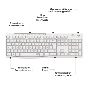 Set Tastatura si Mouse Logitech MK295, Wireless, Silentios, 10m - Img 3
