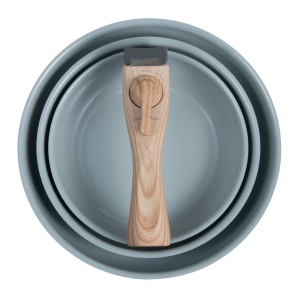 Set tigai BERGNER CLICKCOOK 4 piese (182024 cm), verde, aluminiu reciclabil - Img 2