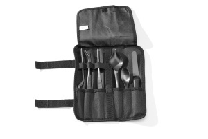 Set ustensile pentru plating Hendi 6 piese inox finisaj negru