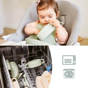 Set vase pentru bebelusi Babymoov Mini Arty 4 piese silicon BPA free - Img 5