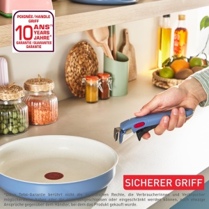 Set vase Tefal Ingenio Serenity L8294S04 4 piese antiaderent compatibil toate tipurile de plite albastru - Img 6