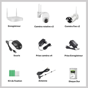 Set Video de Supraveghere Daewoo NVR504, 8 Canale, 4 Camere Exterioare, 1TB - Img 6