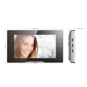 Set videointerfon LEGRAND EASYKIT Plus monitor 7 inch camera wide-angle IP54 IK07 - Img 17